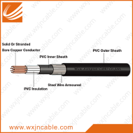 450-750V PVC Insulated Steel Wire Armoured PVC Sheathed Multi-Core Control Cable Drawing