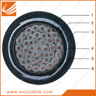 450-750V XLPE Insulated PE Sheathed Copper Tape Screened Steel Tape Armoured Control Cable Standard Picture