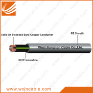 450-750V XLPE Insulated PE Sheathed Rigid Conductor Control Cable