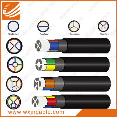 0.6-1KV VLV-Aluminium Conductor PVC Insulated PVC Sheathed Power Cable Standard Picture