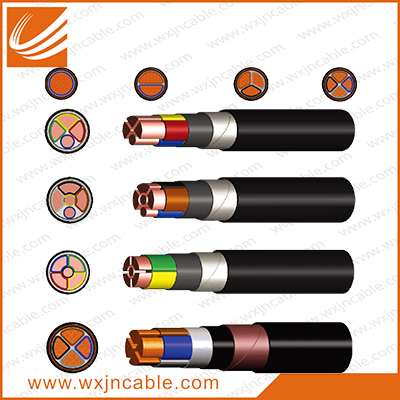 0.6-1KV VV23-Copper Conductor PVC Insulated Steel Tape Armoured PE Sheathed Power Cable CU/PVC/STA/PE