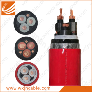 8.7/15KV High Voltage Rubber Screened Flexible Cable For Railway Shield