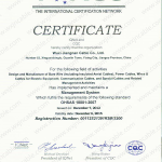 ISO 18001 Of IQNet